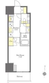 プライムメゾン市谷山伏町 505 間取り図