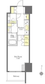 プライムメゾン市谷山伏町 304 間取り図