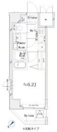 ガリシア品川 5階 間取り図