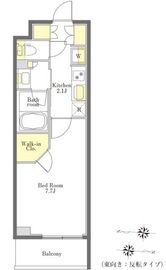 プライムメゾン市谷山伏町 212 間取り図