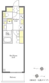 プライムメゾン市谷山伏町 113 間取り図