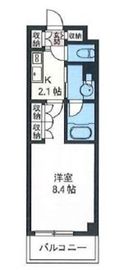 プライムメゾン市谷山伏町 114 間取り図