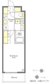 プライムメゾン市谷山伏町 217 間取り図