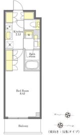 プライムメゾン市谷山伏町 217 間取り図