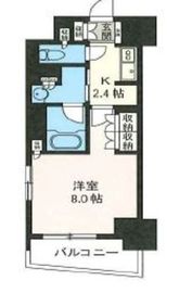 プライムメゾン市谷山伏町 707 間取り図