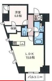 プライムメゾン市谷山伏町 1104 間取り図