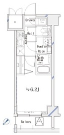 ガリシア品川 3階 間取り図