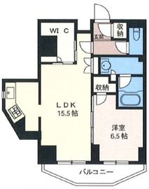 プライムメゾン市谷山伏町 1305 間取り図