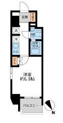 アーデン門前仲町 901 間取り図