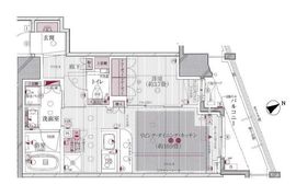 オーベル渋谷dL 3階 間取り図