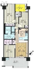 ルネプライディア 6階 間取り図