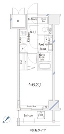 ガリシア品川 3階 間取り図