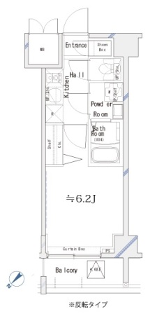 ラグナタワー 5階 間取り図