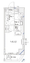 ガリシア品川 2階 間取り図