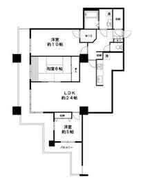 晴海ビュータワー（晴海アイランドトリトンスクエアビュータワー） 44階 間取り図