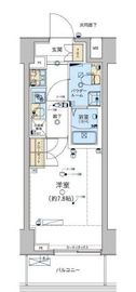 ジェノヴィア東日本橋駅前グリーンヴェール 14階 間取り図