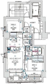 アルティザ東銀座 9階 間取り図