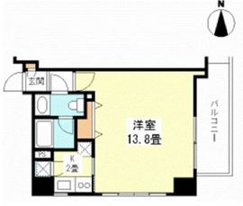 ヒルサイド御殿山 704 間取り図