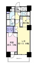 勝どきビュータワー 5階 間取り図