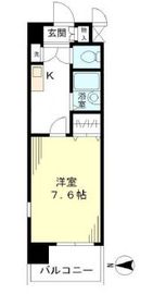 イーストコート芝 406 間取り図