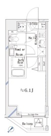 ガリシア品川 2階 間取り図