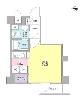フィオリトゥーラ三軒茶屋ステーションフロント 303 間取り図