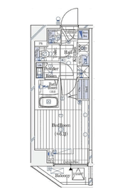 ガリシア品川 3階 間取り図