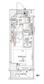 ガリシア御殿山 4階 間取り図