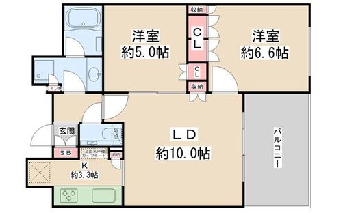ウェリス銀座二丁目 7階 間取り図