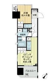 ライオンズアイル赤坂 3階 間取り図