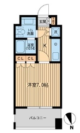 フォレシティ麻布十番 702 間取り図