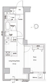 プレミアムキューブジー上野 10階 間取り図