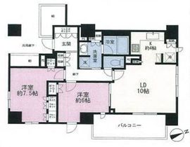 ザ・サンメゾン文京本郷エルド 7階 間取り図
