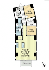 麻布メゾン 6階 間取り図