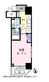 レジディア高輪桂坂 901 間取り図