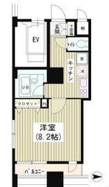 アクアコート 206 間取り図