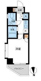 スペーシア池尻大橋 403 間取り図