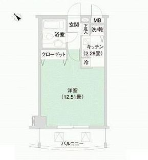 広尾ハイツ 202 間取り図