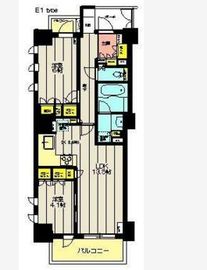 パークハウス文京関口 12階 間取り図