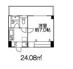 ヒューリックレジデンス参宮橋 614 間取り図