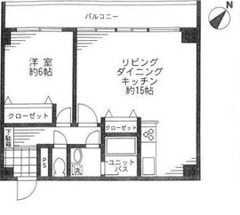 飯倉ヒルズ 10階 間取り図