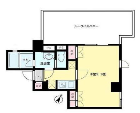 コスモリード目黒学芸大学イースト 505 間取り図