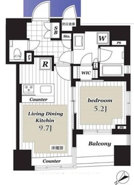 CONOE東日本橋駅前 6階 間取り図