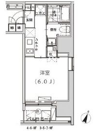 グランディオール広尾テラス 306 間取り図