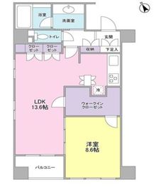 グランカーサ銀座イースト 501 間取り図