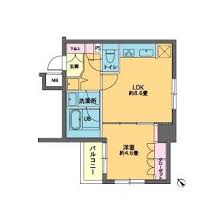 カスタリア東日本橋2 408 間取り図