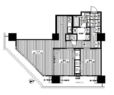 豊洲シエルタワー 5階 間取り図