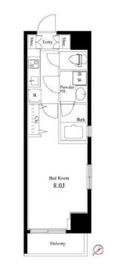 アップルレジデンス水道橋 702 間取り図