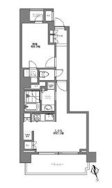 ザ・ヒルズ市谷薬王寺 3階 間取り図