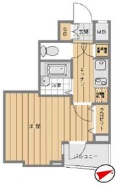 ビバリーホームズ五反田 503 間取り図